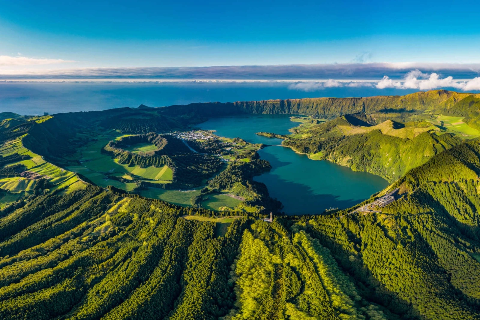 Sete Cidades crater lakes